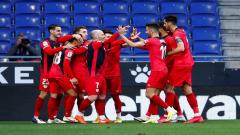 Rayo Vallecano players celebrate